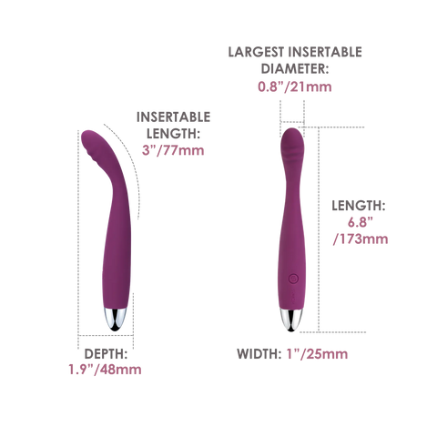 Svakom Cici Slim Flexible Head G-Spot Vibrator - Waterproof Vibrators