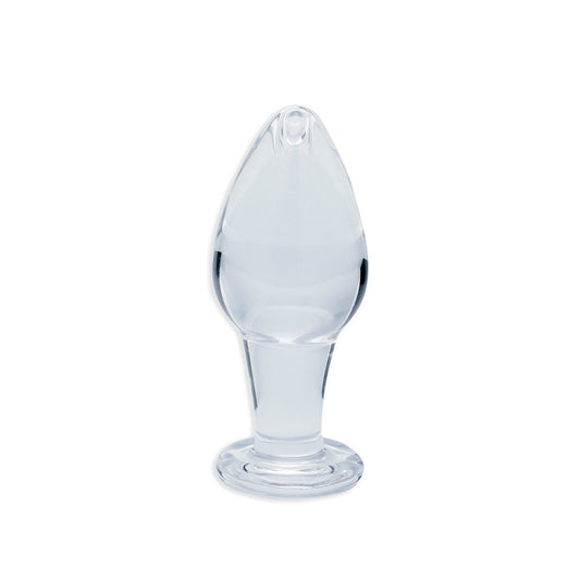 Creative Conceptions Clarity Utopian Bud Glass Butt Plug - Glass Sex Toys