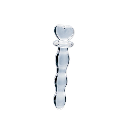 Creative Conceptions Clarity Heras Cascade Glass Dildo - Glass Sex Toys