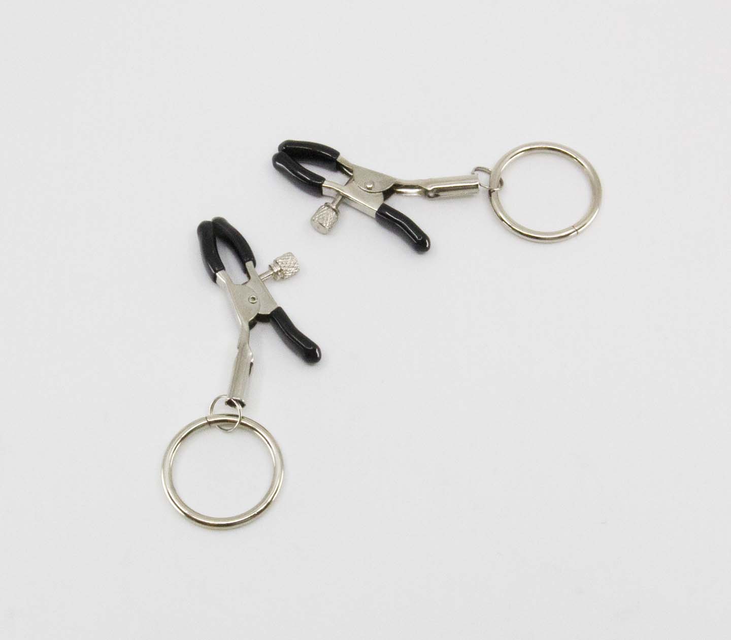 Love In Leather Ring Shape Womens Nipple Clamps Default Title Nipple and Clit Clamps