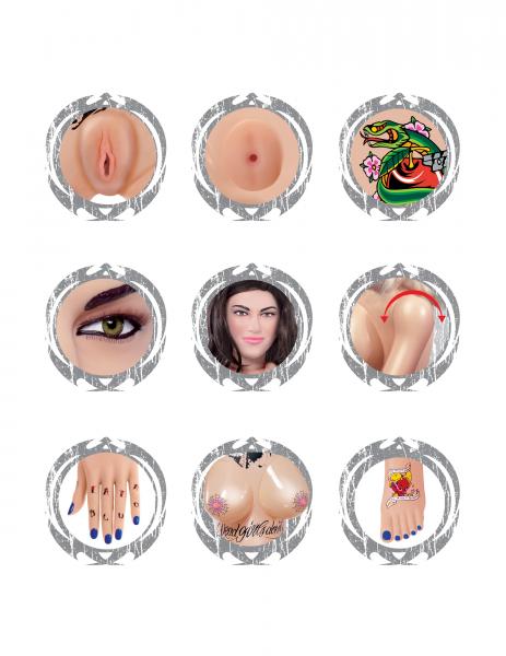 Pipedream Bonnie Rotten Inflatable Fantasy Fuck Doll Masturbators and Strokers