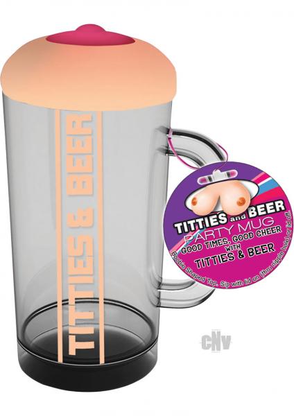 Titties and Beer Boobie Shape Party Mug Party Gifts and Novelties