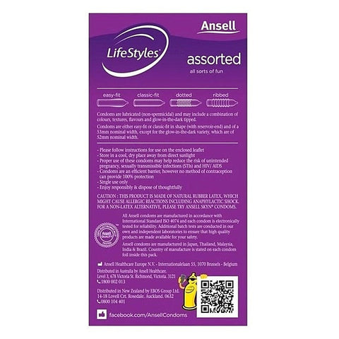 Assorted Condoms by Ansell - Condoms