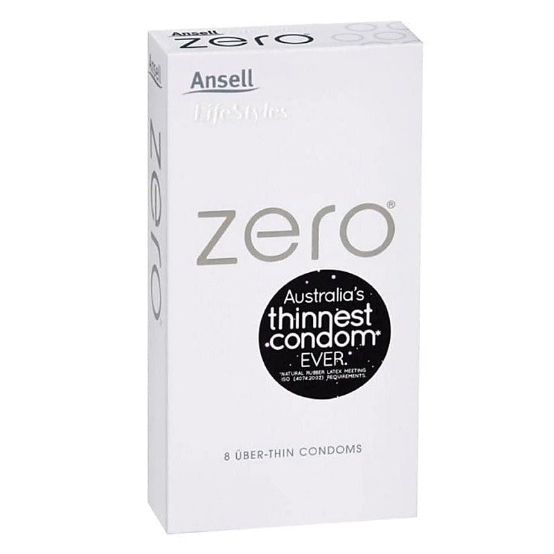Zero Uber Thin Condoms 8 Pack by Ansell - Condoms