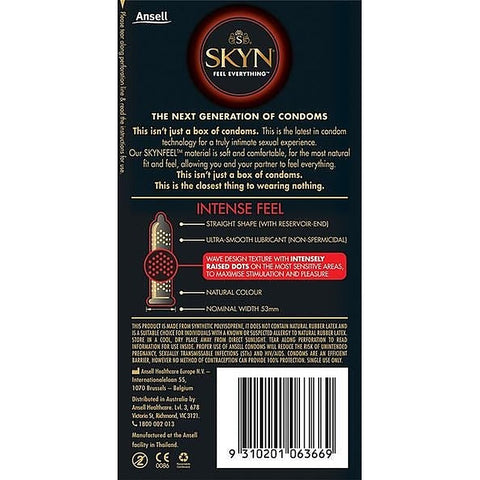 SKYN Intense Feel Condom by Ansell - Condoms