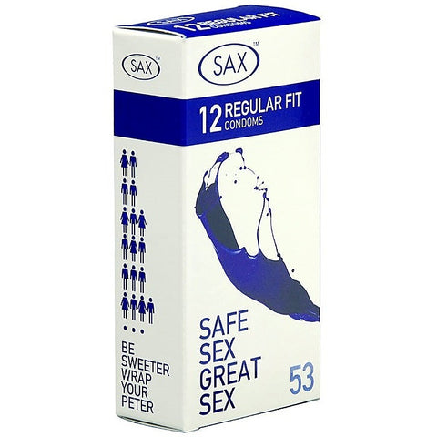 Regular Fit Stretchy Condoms by Sax - Condoms
