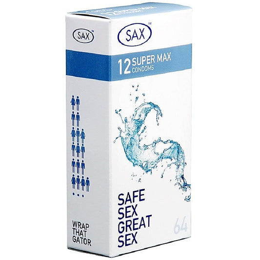 12 Super Max Condoms - Condoms