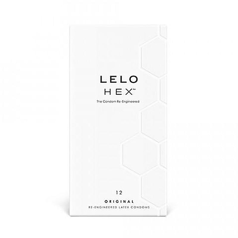 LELO HEX Original Unique Structure Thin Condoms - Condoms