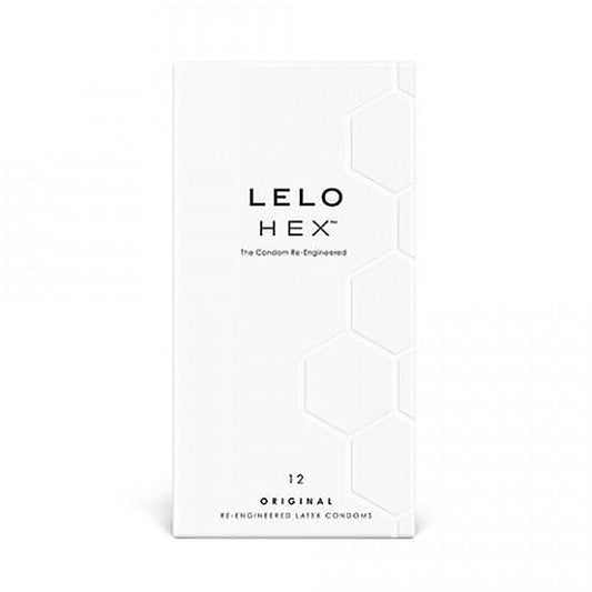 LELO HEX Original Unique Structure Thin Condoms - Condoms