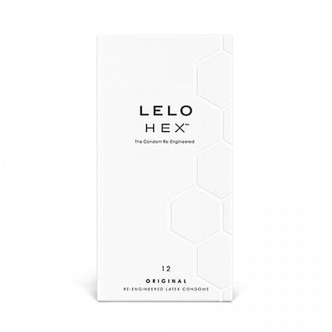 LELO HEX Original Unique Structure Thin Condoms - Condoms