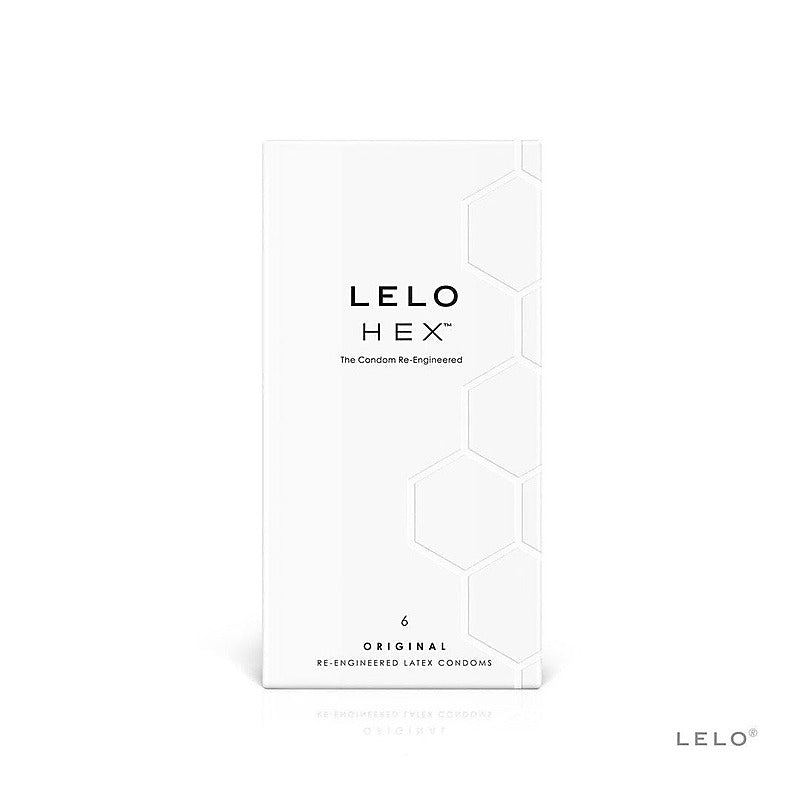 LELO HEX Original Unique Structure Thin Condoms - Condoms