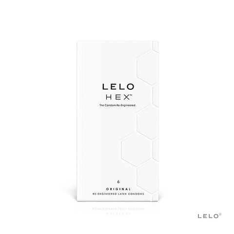 LELO HEX Original Unique Structure Thin Condoms - Condoms