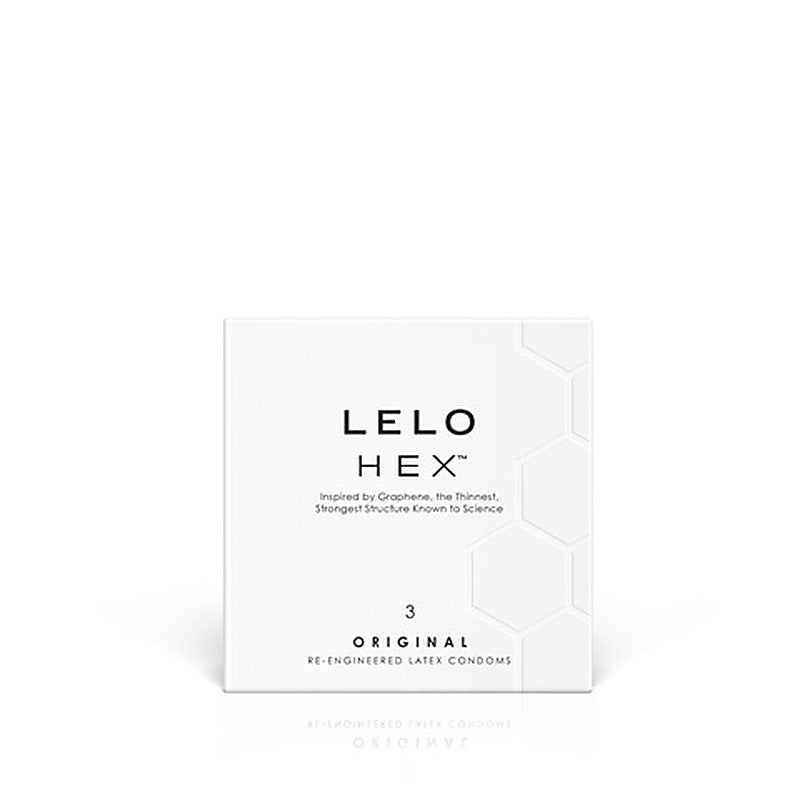 LELO HEX Original Unique Structure Thin Condoms - Condoms