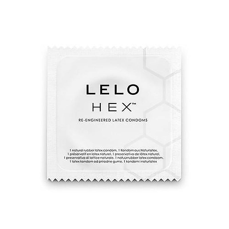 LELO HEX Original Unique Structure Thin Condoms - Condoms