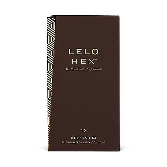 Lelo Hex Respect Hexagonal Structure Condoms - Condoms