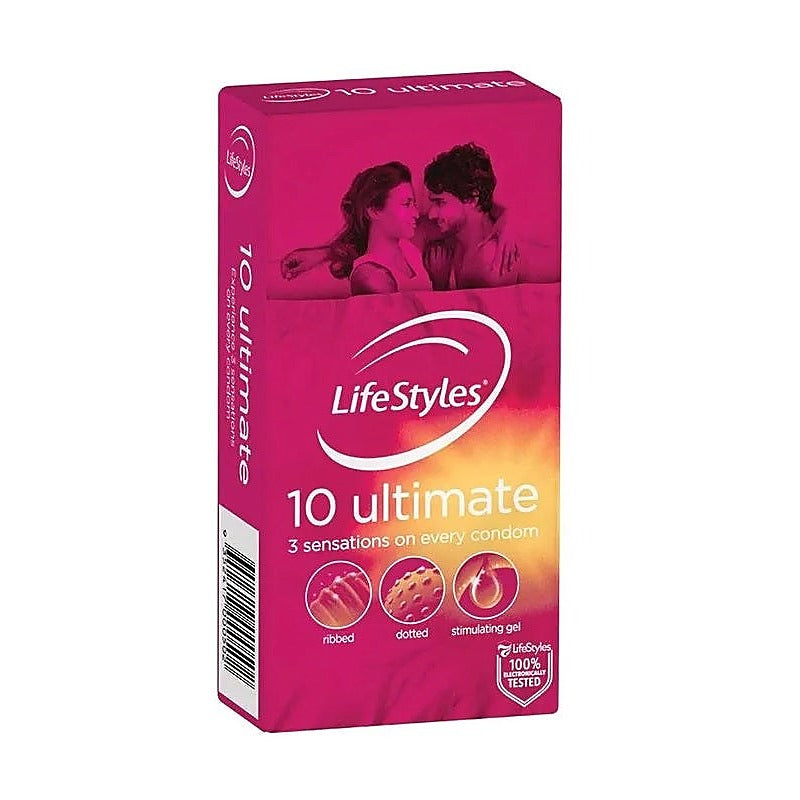 LifeStyles Ultimate 10-Pack by Ansell - Condoms