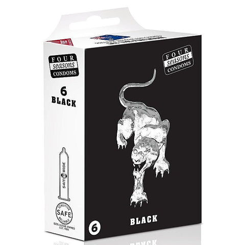 Black 6 Pack by Four Seasons - Condoms