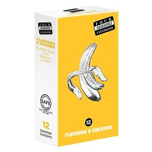 Four Seasons Flavours and Colours 12 pack - Condoms