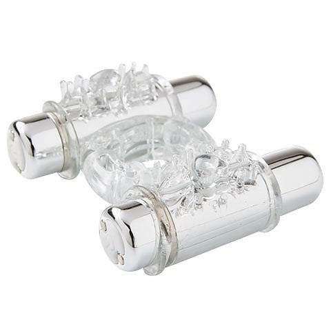 NU Sensuelle Double Action Rechargeable Bullet Ring - Cock Rings