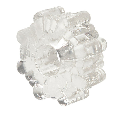 Basic Essentials Set of 4 Super Stretchy Cock Rings - Stretchy Cock Rings
