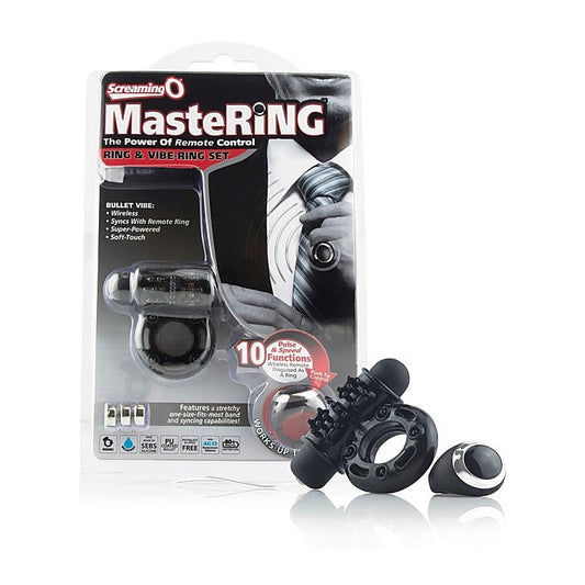 ScreamingO MasteRing Ring & Vibe-Ring Set - Vibrating Cock Rings
