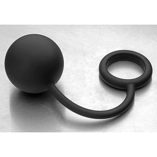 Tom of Finland Silicone Cock Ring & Weighted Anal Ball