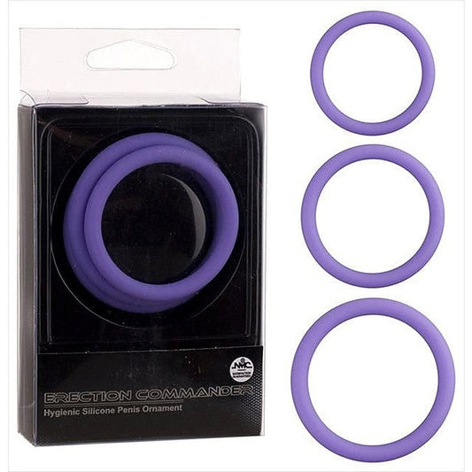 Pleasure Prolonging Silicone Cock Ring Ensemble by NANMA