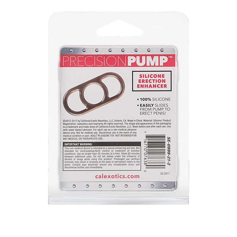 Precision Pump Silicone Erection Enhancer Cock Ring - Cock Rings
