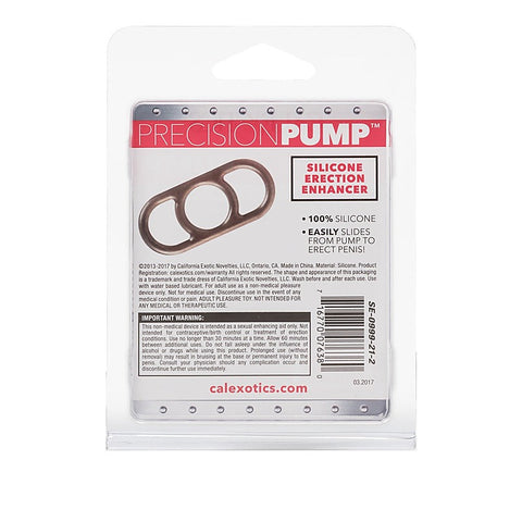 Precision Pump Silicone Erection Enhancer Cock Ring - Cock Rings