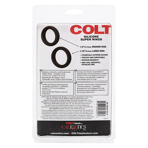Colt Silicone Super Stretchy Cock Rings - Cock Rings