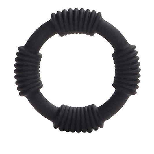 CalEoxtics Hercules Stretchy Silicone Cock Ring Black
