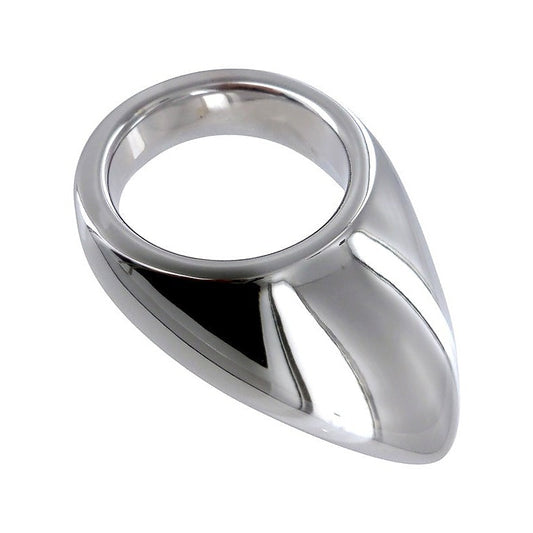 Master Series Taint Licker Cock Ring Small - Steel Cock Rings