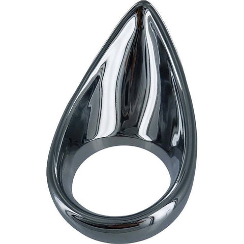 Master Series Taint Licker Cock Ring by XR Brands - Steel Cock Rings