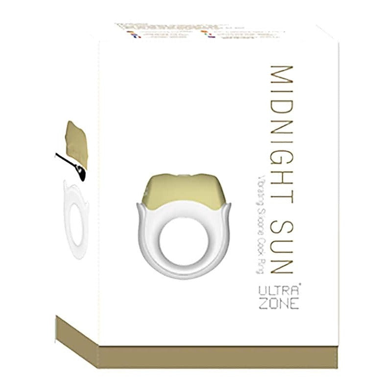 Midnight Sun Vibrating Silicone Cock Ring by Topco - Cock Rings