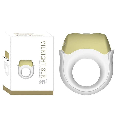 Midnight Sun Vibrating Silicone Cock Ring by Topco - Cock Rings