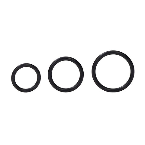 Silicone Support Stretchy Cock Rings Set - Cock Rings