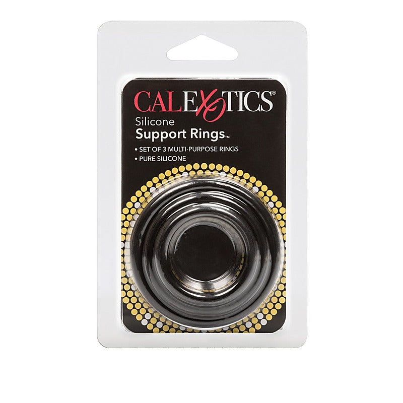 Silicone Support Stretchy Cock Rings Set - Cock Rings