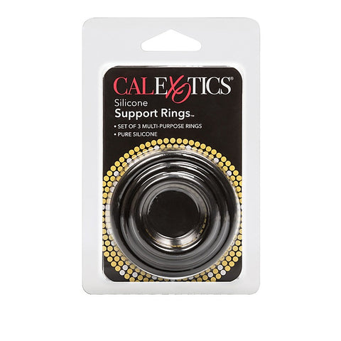 Silicone Support Stretchy Cock Rings Set - Cock Rings