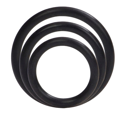 Silicone Support Stretchy Cock Rings Set - Cock Rings