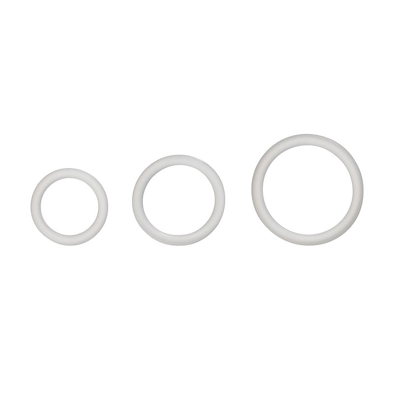 Silicone Support Stretchy Cock Rings Set - Cock Rings