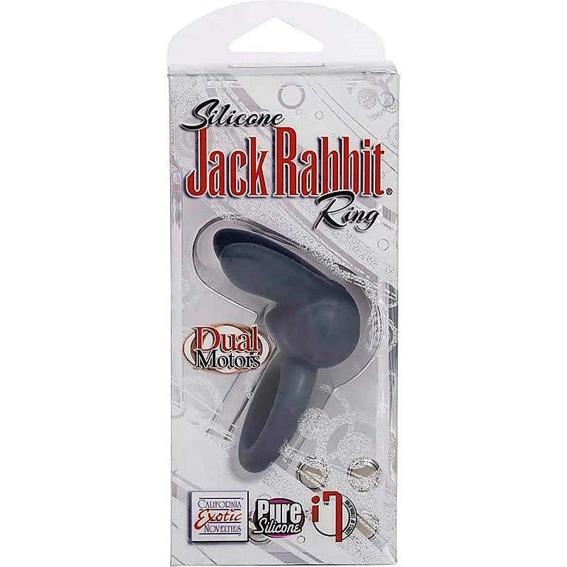 Silicone Jack Rabbit Vibrating Cock Ring - Vibrating Cock Rings