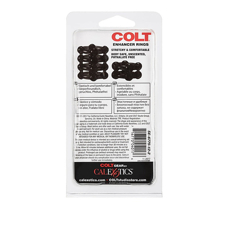 Colt Buckshot Stretchy Men's Silicone Cock Rings - Cock Rings