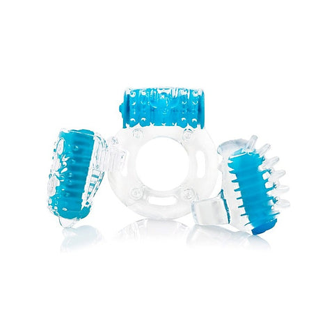 Vibrating Pleasure Set by Screaming O - Vibrating Cock Rings