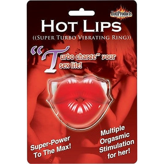 Hot Lips Vibrating Cock Ring