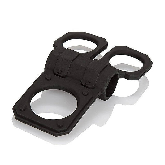 CalExotics Silicone Lovers Gear Ball Spreader Enhancer - Cock Rings