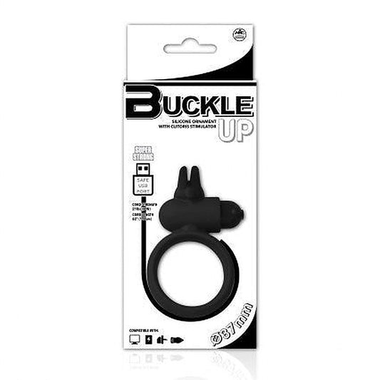 Buckle Up USB Silicone Rabbit Cockring