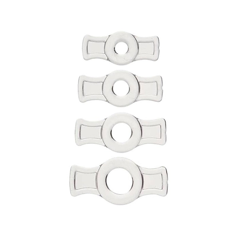 Premium TitanMen Cock Ring Set by Doc Johnson - Cock Ring Sets