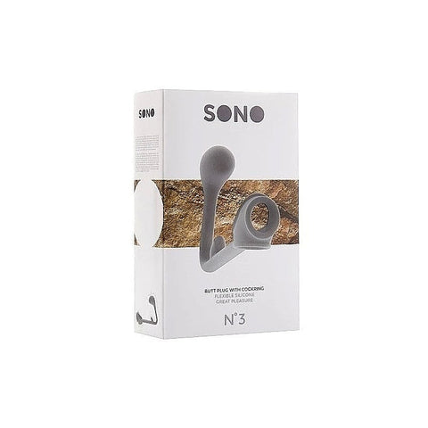 SONO No. 3 Butt Plug With Cock Ring - Cock Rings