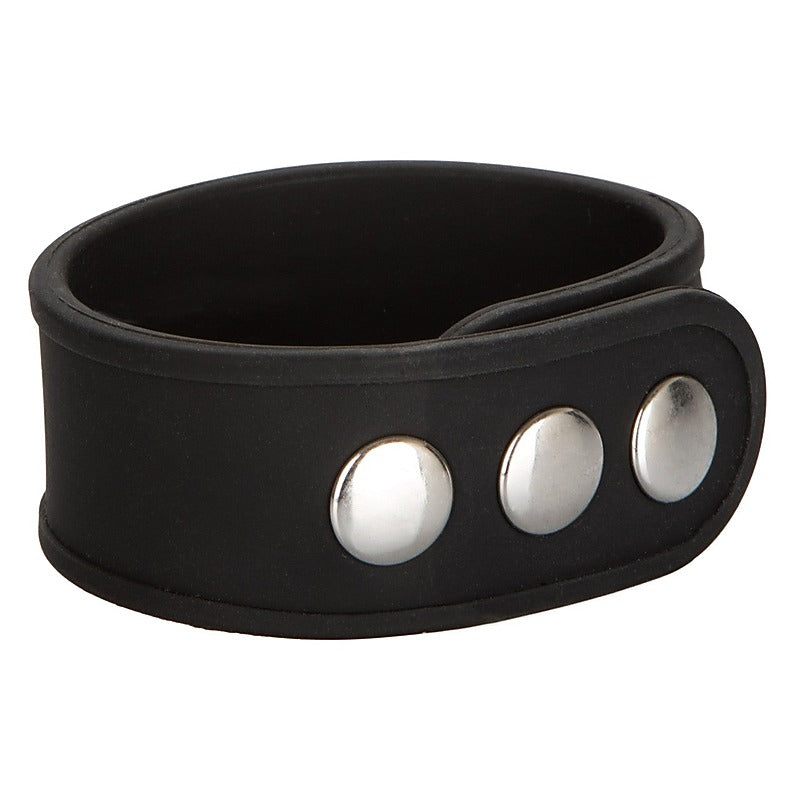 Silicone Tri-Snap Erection Enhancer Ring - Stretchy Cock Rings