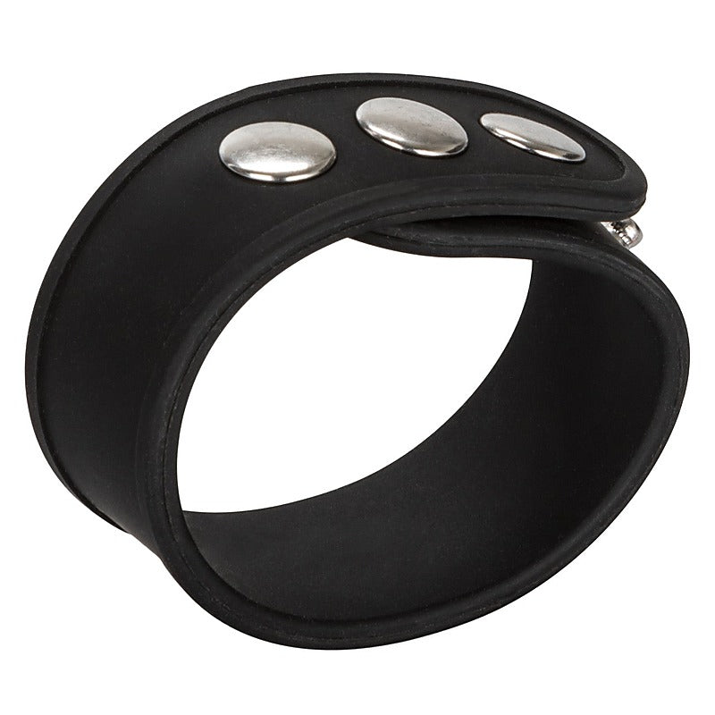Silicone Tri-Snap Erection Enhancer Ring - Stretchy Cock Rings